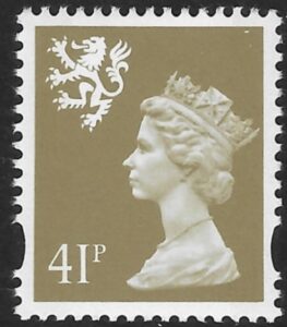 S88 41p 2B grey-brown Litho Questa U/M (MNH)