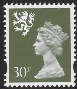 S86 30p 2B deep olive Litho Questa U/M (MNH)