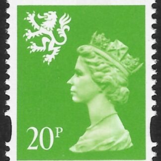 S83  20p CB bright green.  Litho Questa  U/M (MNH)