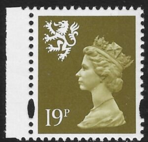 S82 19p RB bistre Litho Questa U/M (MNH)