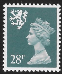 S75a 28p phos deep. bluish grey Perf 14 Litho Questa U/M (MNH)