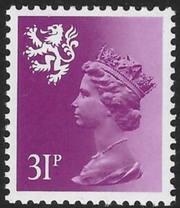 S51 31p   phos   brt. purple Type I  Litho Waddington  U/M (MNH)