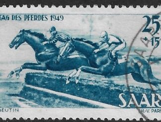 1949 SAAR Horse Day SG.263 very fine used (cat. val £60.00)