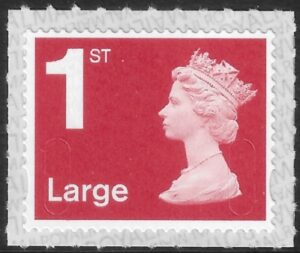 U3003 1st Large bright scarlet M19L SBP T3 Walsall (ISP) U/M (MNH)