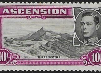 1938-53  SG.47  10s. black & bright purple. lightly mounted mint.