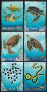 2001 New Zealand SG.2386-91 Year of The Snake. set 6 values U/M (MNH)