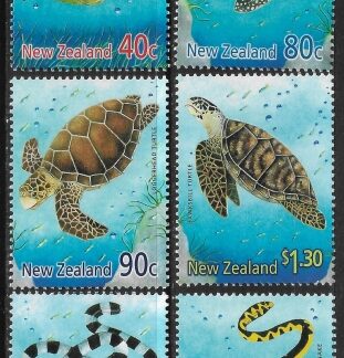 2001 New Zealand SG.2386-91 Year of The Snake. set 6 values U/M (MNH)