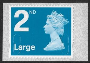U3031 2nd Large bright blue MBIL M19L SBP T2 Walsall U/M (MNH)