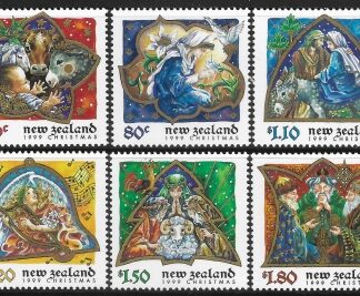 1999 New Zealand  2288-93  Christmas.  set 6 values  U/M (MNH)