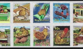 2000 New Zealand SG.2318-27b  New Zealand Life sheetlet of 10 U/M (MNH)