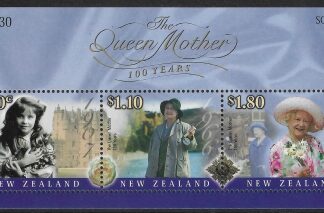 2000 New Zealand  MS.2346 Queen Elizabeth the Queen Mother's 100th Birthday. Mini Sheet U/M (MNH)
