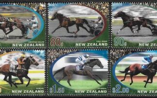 2001 New Zealand. SG.2470-5 Chinese New Year. Year of The Horse. set 6 values U/M (MNH)