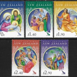 2012 New Zealand SG.3396-400 Christmas set 5 values U/M (MNH)