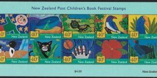 2002 New Zealand MS.2508  Childrens Book Festival. mini sheet  U/M (MNH)