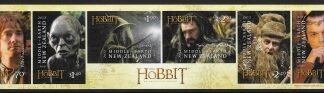 2012 New Zealand  SG.3417-22 The Hobbit - An Unexpected Journey - self adhesive (1st Issue) set 6 values U/M (MNH)