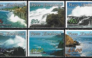 2002 New Zealand SG.2510-5 Coastlines set 6 values U/M (MNH)