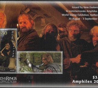 2002 New Zealand MS.2523  Amphilex 2002 International Stamp Exhibition Amsterdam. mini sheet U/M (MNH)