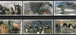 2002 New Zealand SG.2550-5 Lord of The Rings Film Trilogy (2nd issue) set 6 values U/M (MNH)