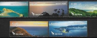 2013 New Zealand  SG.3489-93  Coastlines  Set 5 values U/M (MNH)