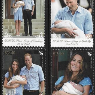 2013 New Zealand SG.3499-502 Birth of Prince George of Cambridge  set 4 values U/M (MNH)
