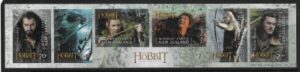 2013 New Zealand SG.3518-23  The Hobbit -The Desolation of Smaug (2nd issue) block 6 self adhesive U/M (MNH)