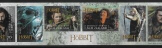 2013 New Zealand SG.3518-23  The Hobbit -The Desolation of Smaug (2nd issue) block 6 self adhesive U/M (MNH)