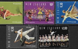 2003 New Zealand SG.2572-6 New Zealand Ballet. set 5 values U/M (MNH)