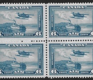 1938 Canada  SG.371 6c blue  block of 4 unmounted mint (MNH)