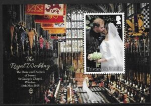 2018 Tristan Da Cunha. MS.1239 Royal Wedding mini sheet U/M (MNH)