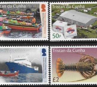 2019  Tristan Da Cunha.  SG.1252-5  Lobster Fisheries. set 4 values U/M (MNH)