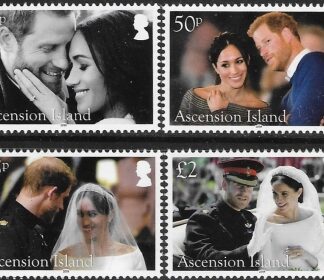 2018 Ascension Island. SG.1290-3 Royal Wedding set 4 values U/M (MNH)