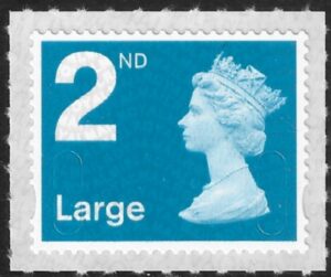U3000 2nd Large bright blue M18L SBPT3 Walsall/ISP U/M (MNH)