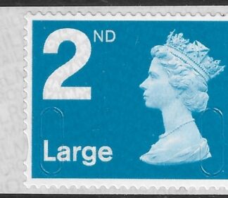 U3031  2nd Large bright blue MBIL  M16L   SBP T1   Walsall  U/M (MNH)