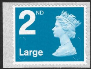 U3031 2nd Large bright blue MBIL M18L SBP T3 Walsall U/M (MNH)