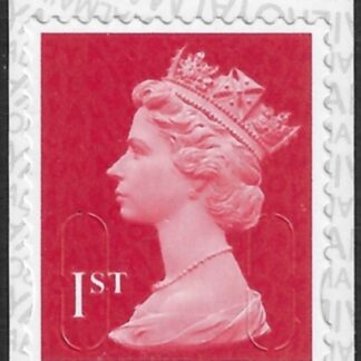 U3028 1st bright scarlet  MSIL  M19L  SBP T2  Walsall/ISP  U/M  (MNH)