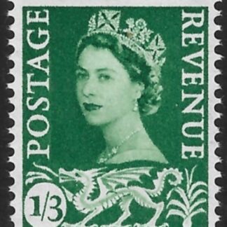 W5 1/3d  green wmk. crowns  Harrison U/M (MNH)