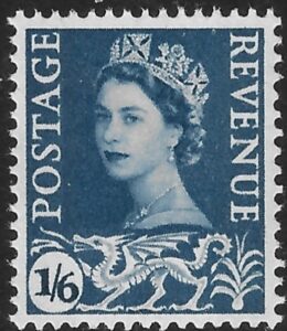 W6  1/6d  2B grey-blue  wmk. crowns  Harrison U/M (MNH)