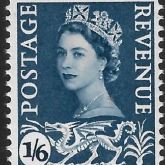 W12  1/6d  2B  grey-blue   no wmk.  Harrison  U/M (MNH)