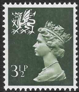 W16  3½p  CB olive grey  Harrison  U/M (MNH)