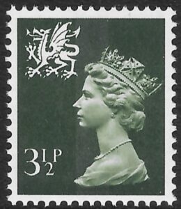W17  3½p  CB olive grey  Harrison U/M (MNH)
