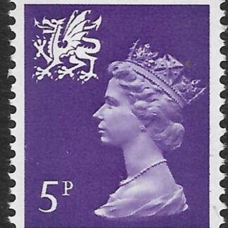W19  5p 2B reddish violet  Harrison U/M (MNH)