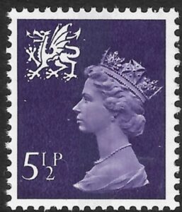 W21  5½p  CB  violet   Harrison  U/M (MNH)