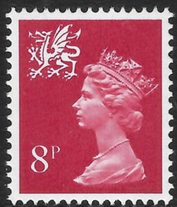 W25  8p  2B  rosine  Harrison  U/M (MNH)