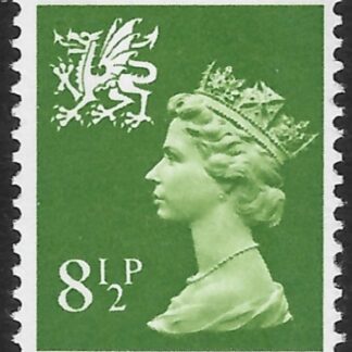 W26  8½p  2B yellow green  Harrison U/M (MNH)