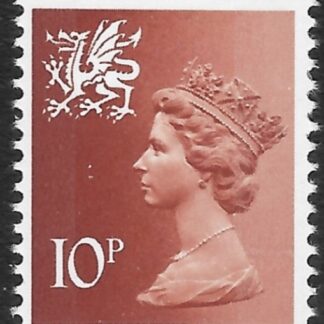 W28  10p 2B  orange brown  Harrison U/M (MNH)