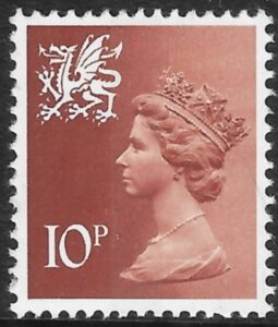 W29  10p  CB  orange brown   Harrison  U/M (MNH)
