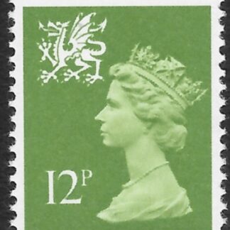 W32  12p phos. yellow green. Harrison  U/M (MNH)