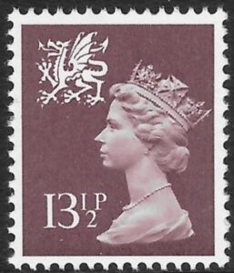 W33  13½p  phos.  purple brown  Harrison  U/M (MNH)