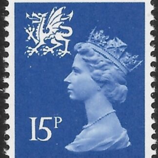 W34  15p  phos.  ultramarine  Harrison  U/M (MNH)