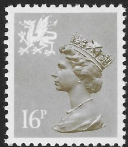 W43 16p phos. drab Type 1 Questa U/M (MNH)